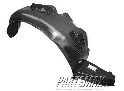 1251 | 2004-2008 SUZUKI FORENZA RT Front fender splash shield plastic liner | SZ1251100|7231085Z01