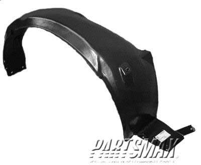 160 | 2004-2006 SUZUKI VERONA RT Front fender splash shield plastic liner | SZ1251103|7231086Z00