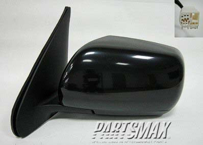 1700 | 2006-2010 SUZUKI GRAND VITARA LT Mirror outside rear view Power; Non-Heated; w/Glass; w/Cover; Black (Code ZJ3); PTM | SZ1320115|8470265J10ZJ3