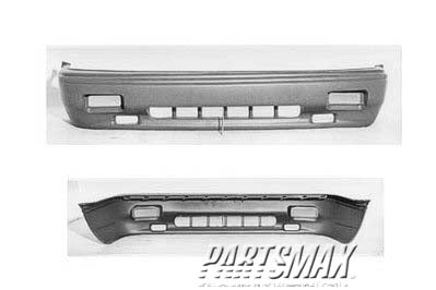 1000 | 1988-1992 TOYOTA COROLLA Front bumper cover 4dr sedan; std/DX; Japan built for Canada; (rigid) | TO1000112|521191A320