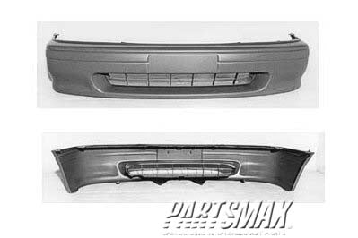 1000 | 1991-1994 TOYOTA TERCEL Front bumper cover prime | TO1000138|5211916916