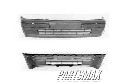 1000 | 1995-1997 TOYOTA TERCEL Front bumper cover textured gray - paint to match | TO1000179|5211916923