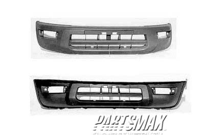 1000 | 1998-2000 TOYOTA RAV4 Front bumper cover 4WD; w/60R16 tires; prime | TO1000191|521194A902