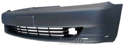 1000 | 2000-2002 TOYOTA ECHO Front bumper cover w/front spoiler; prime | TO1000205|5211952991