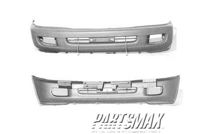 1000 | 1998-2000 TOYOTA LAND CRUISER Front bumper cover prime | TO1000209|TO1000209