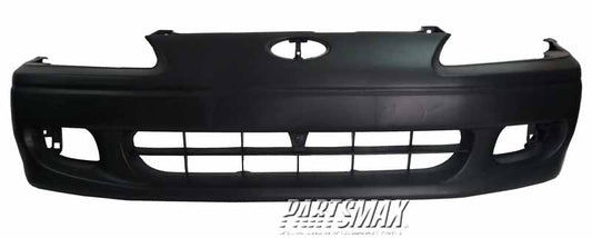 1000 | 1996-1998 TOYOTA PASEO Front bumper cover black | TO1000211|TO1000211