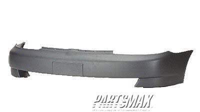 1000 | 2000-2002 TOYOTA ECHO Front bumper cover w/o front spoiler; matte-dark gray | TO1000226|TO1000226