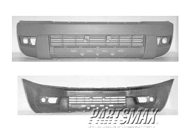 1000 | 2003-2005 TOYOTA 4RUNNER Front bumper cover Limited; prime | TO1000260|5211935901