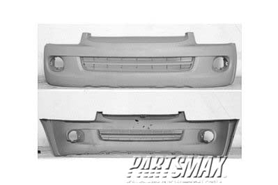 250 | 2005-2007 TOYOTA SEQUOIA Front bumper cover prime | TO1000293|521190C942