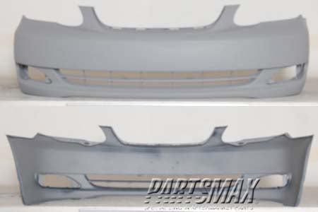 1000 | 2005-2008 TOYOTA COROLLA Front bumper cover CL|LE; prime | TO1000297|521190Z938