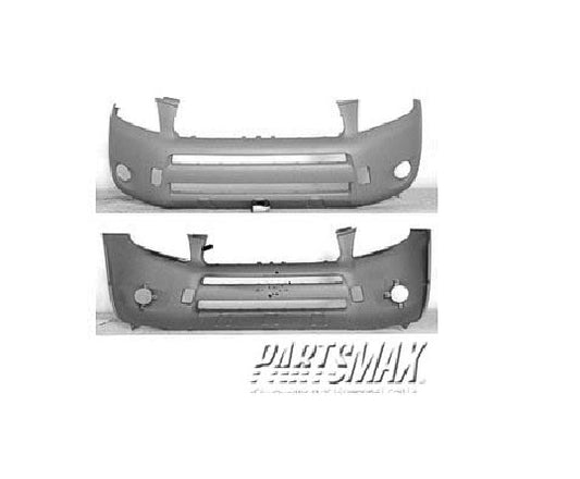 250 | 2006-2008 TOYOTA RAV4 Front bumper cover base/limited model; w/o wheel opening flares | TO1000319|5211942955