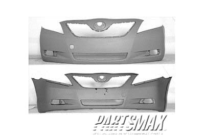 1000 | 2007-2009 TOYOTA CAMRY Front bumper cover Japan Built; prime | TO1000327|5211933943