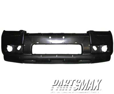 1000 | 2010-2013 TOYOTA 4RUNNER Front bumper cover SR5|TRAIL; w/o Chrome Trim; w/Trail Pkg; From 1-10; prime | TO1000365|5211935910