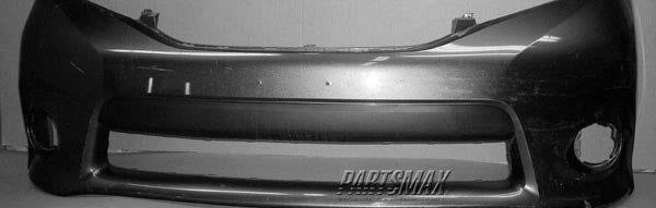 1000 | 2011-2017 TOYOTA SIENNA Front bumper cover SE; prime | TO1000367|5211908903