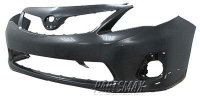250 | 2011-2013 TOYOTA COROLLA Front bumper cover S|XRS; prime | TO1000373|5211903902