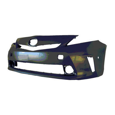 250 | 2012-2014 TOYOTA PRIUS v Front bumper cover Halogen H/Lamps; w/Pre-Collision System; prime | TO1000389|5211947926