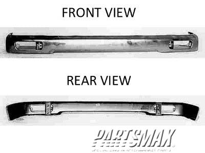 260 | 1995-1997 TOYOTA TACOMA Front bumper face bar 2WD; bright | TO1002154|5210104060