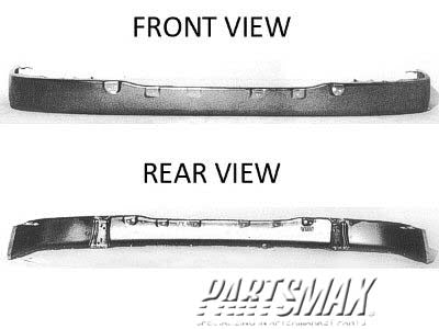 1002 | 1999-2002 TOYOTA 4RUNNER Front bumper face bar SR5; w/o Sports package; w/o fender flares | TO1002168|5210135660