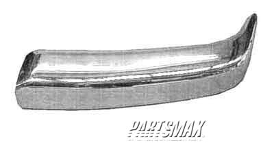 1058 | 1998-2000 TOYOTA TACOMA LT Front bumper extension outer 4WD; bright | TO1004165|5210304010