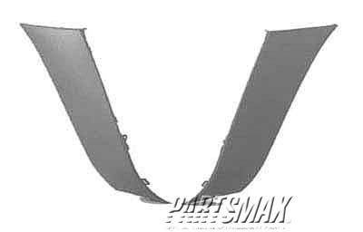 1004 | 2003-2005 TOYOTA 4RUNNER LT Front bumper extension outer SR5; gray - paint to match | TO1004168|5211335130