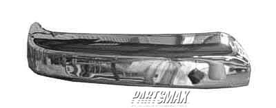 1059 | 1998-2000 TOYOTA TACOMA RT Front bumper extension outer 2WD; Prerunner; bright | TO1005165|5210204010