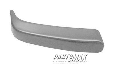 1059 | 1998-2000 TOYOTA TACOMA RT Front bumper impact strip 4WD; black | TO1005166|5210204020