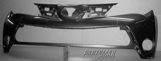 360 | 2013-2015 TOYOTA RAV4 Front bumper cover upper North America Built; prime | TO1014101|521190R911