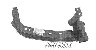 1033 | 2005-2007 TOYOTA SEQUOIA RT Front bumper cover retainer steel; outer | TO1033107|525030C010
