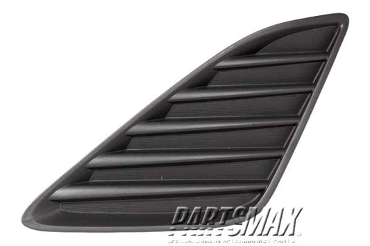 1038 | 2012-2014 TOYOTA CAMRY LT Front bumper insert L|LE|XLE; Fog Lamp Bezel; w/o Fog Lamps | TO1038147|5212806260
