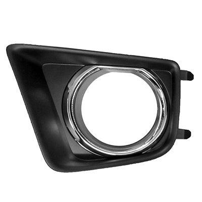520 | 2013-2015 TOYOTA TACOMA LT Front bumper insert Fog Lamp Bezel; w/Chrome Bezel | TO1038185|8148204030