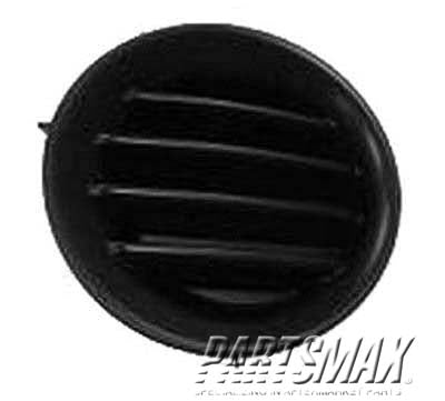 1039 | 2001-2003 TOYOTA HIGHLANDER RT Front bumper insert fog lamp hole cover; black - paint to match | TO1039110|8148148010C0