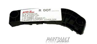 550 | 2007-2011 TOYOTA CAMRY LT Front bumper cover support USA/Japan built | TO1042108|5253606020