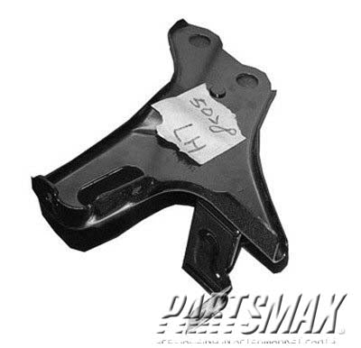 1066 | 1998-2000 TOYOTA TACOMA LT Front bumper bracket 2WD; Prerunner; reinforcement bracket | TO1066129|5201204050