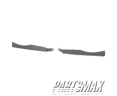 1088 | 2005-2011 TOYOTA TACOMA LT Front bumper filler filler to grille; black - paint to match | TO1088110|5251304901