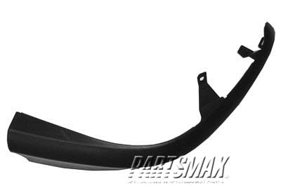 1093 | 2009-2010 TOYOTA COROLLA Front bumper spoiler S|XRS; LH; matte black | TO1093118|7608302902