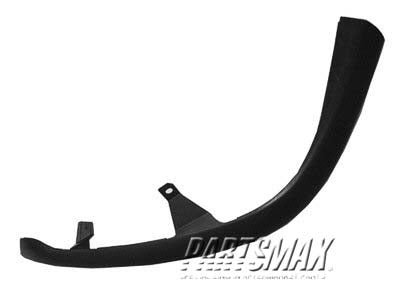 810 | 2009-2010 TOYOTA COROLLA Front bumper spoiler S|XRS; RH; matte black | TO1093119|7608102905
