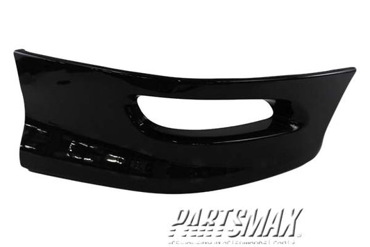 1093 | 2005-2008 TOYOTA COROLLA Front bumper spoiler RH; Black; PTM | TO1093123|7608102030C0