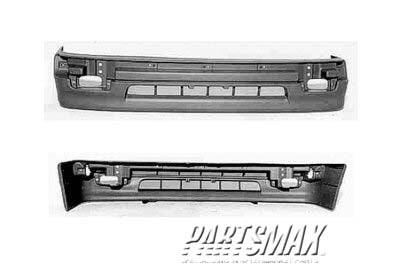 1095 | 1998-2000 TOYOTA TACOMA Front bumper valance 2WD; w/bright bumper; except Prerunner; matte black | TO1095171|5391104060