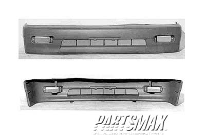 1095 | 1998-2000 TOYOTA TACOMA Front bumper valance 2WD; w/o bright bumper; except Prerunner; black - paint to match | TO1095172|5391104070