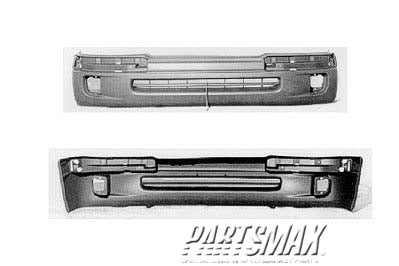 1095 | 1998-2000 TOYOTA TACOMA Front bumper valance 2WD; Prerunner; prime | TO1095173|5391104090