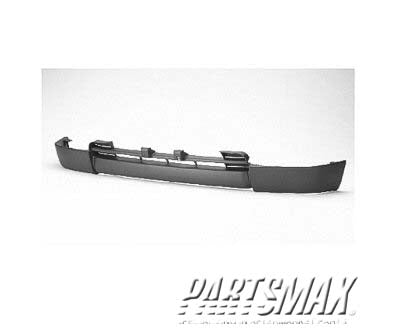 1095 | 1996-1998 TOYOTA 4RUNNER Front bumper valance Limited; dark gray | TO1095176|5391135910