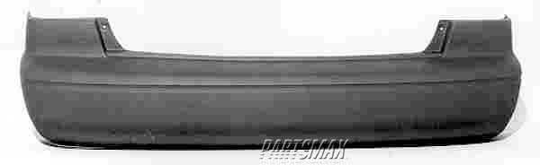 1100 | 1997-1999 TOYOTA CAMRY Rear bumper cover black - paint to match | TO1100181|52159AA900