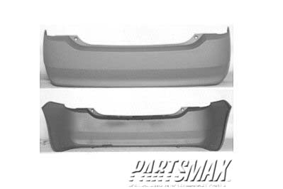 1100 | 2004-2009 TOYOTA PRIUS Rear bumper cover prime | TO1100239|5215947903