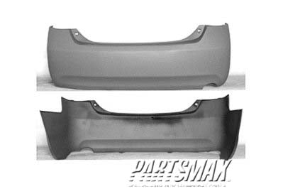 1100 | 2007-2011 TOYOTA CAMRY Rear bumper cover HYBRID; prime | TO1100255|5215933924