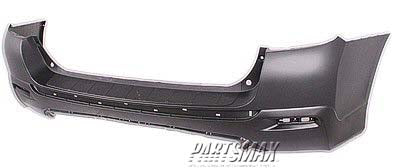 2430 | 2011-2013 TOYOTA HIGHLANDER Rear bumper cover Exc HYBRID; prime | TO1100289|521590E907