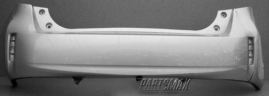 1100 | 2012-2018 TOYOTA PRIUS v Rear bumper cover w/o Lower Mldg; prime | TO1100300|5215947909