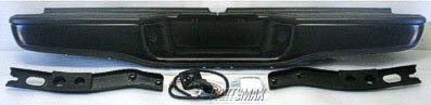 1102 | 1995-2004 TOYOTA TACOMA Rear bumper face bar black deluxe | TO1102214|002283598201
