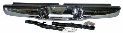 1102 | 2001-2004 TOYOTA TACOMA Rear bumper face bar w/standard bed; bright | TO1102215|002283598113