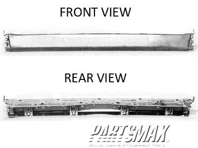 2440 | 1996-1998 TOYOTA 4RUNNER Rear bumper face bar bright | TO1102219|5210535130