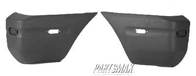 1102 | 1996-2000 TOYOTA RAV4 Rear bumper face bar 4dr SUV; standard; w/o bumper extension; right; dark gray | TO1102234|5216142927